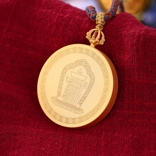 ZenWuxiang Padmasambhava Mantra Obstacle Removal Pendant