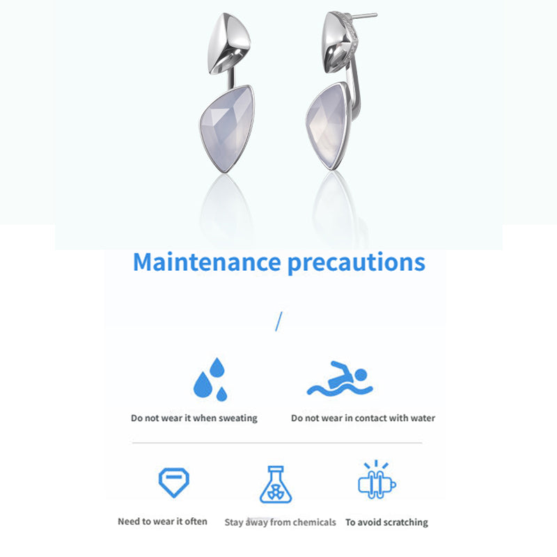 ZenWuxiang “Eternal Glacier Series” Duality Sculptural Studs