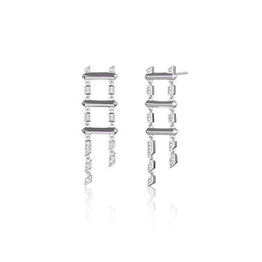ZenWuxiang “Sky Staircase Series” Stud Earrings