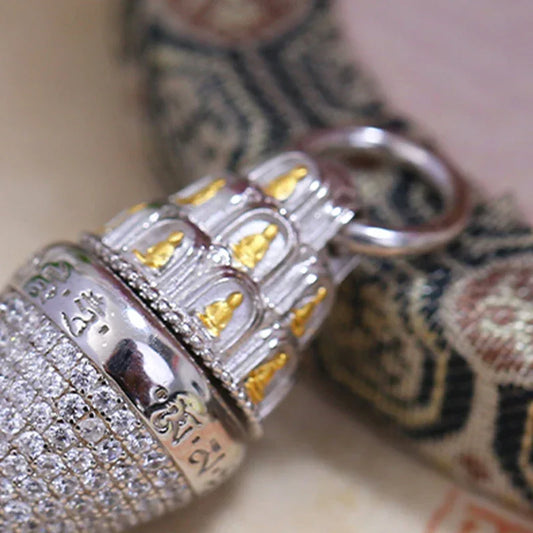 ZenWuxiang Nyangla Buddha 925 Silver Pendant (Approx 9.25g)