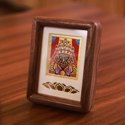 ZenWuxiang Tibetan Buddhist Zhaxi Lhamo Framed Blessing Art