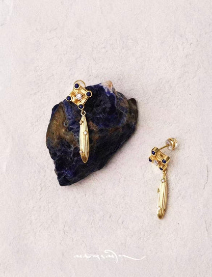 ZenWuxiang “Mandala Series” Sculptural Drop Earrings