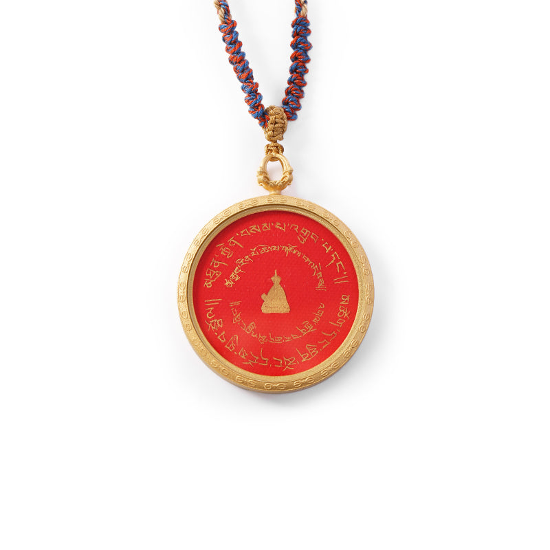 ZenWuxiang Padmasambhava Mantra Obstacle Removal Pendant