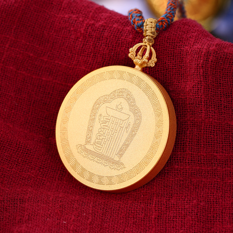 ZenWuxiang Padmasambhava Mantra Obstacle Removal Pendant