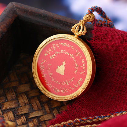 ZenWuxiang Padmasambhava Mantra Obstacle Removal Pendant