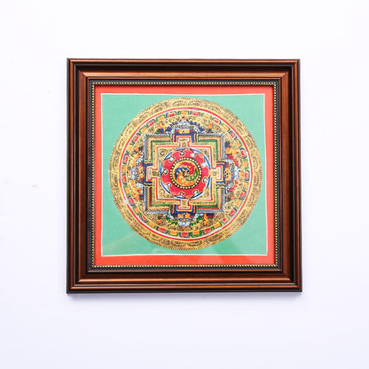 ZenWuxiang Random Delivery Tibetan Mandala Framed Decor (Frame 23x23cm)