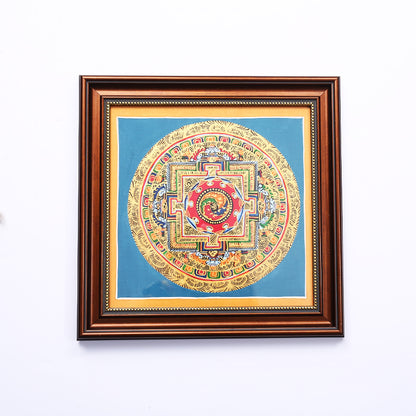 ZenWuxiang Random Delivery Tibetan Mandala Framed Decor (Frame 23x23cm)