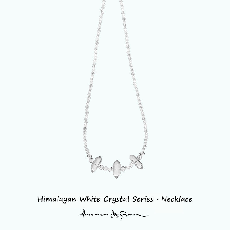 ZenWuxiang “Himalayan Crystal Series” Double Terminated Necklace