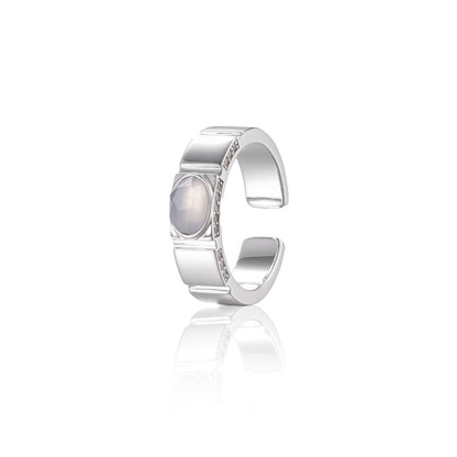 ZenWuxiang “Eternal Glacier Series” Open-Form Ring