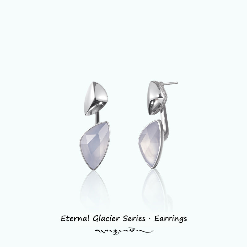 ZenWuxiang “Eternal Glacier Series” Duality Sculptural Studs