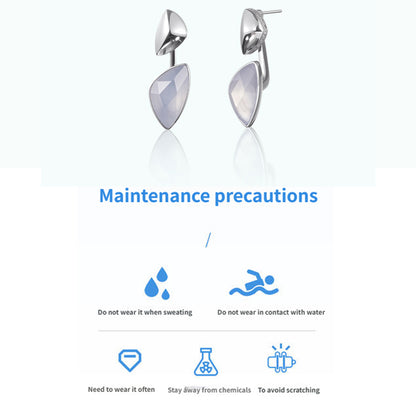 ZenWuxiang “Eternal Glacier Series” Duality Sculptural Studs