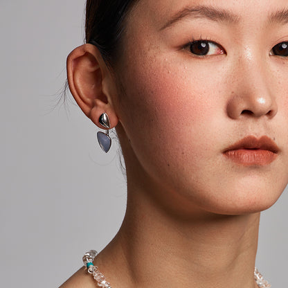 ZenWuxiang “Eternal Glacier Series” Duality Sculptural Studs