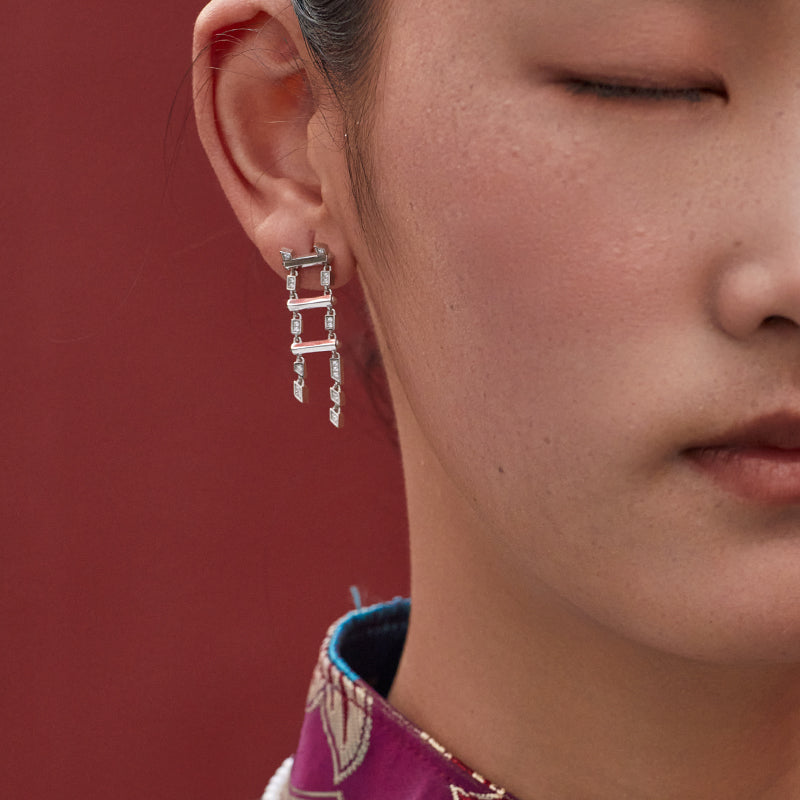 ZenWuxiang “Sky Staircase Series” Stud Earrings