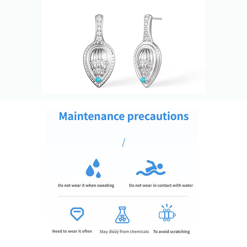 ZenWuxiang “Mountains Conch Series” Minimal Studs