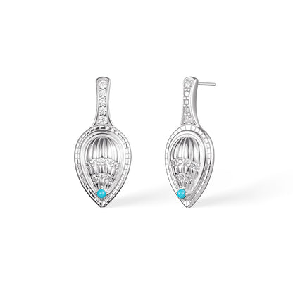ZenWuxiang “Mountains Conch Series” Minimal Studs