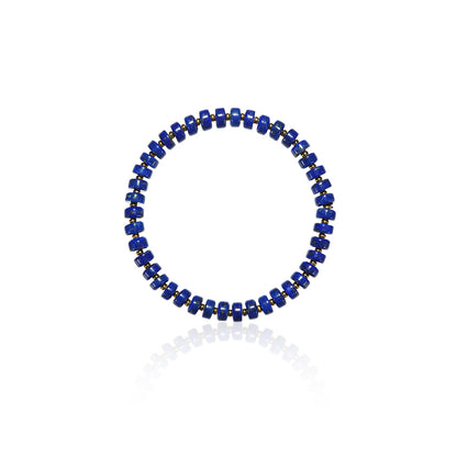 ZenWuxiang “Sky Top Series” Straight-Cut Lapis Bracelet
