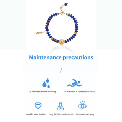 ZenWuxiang “Sky Top Series” Lapis Bracelet