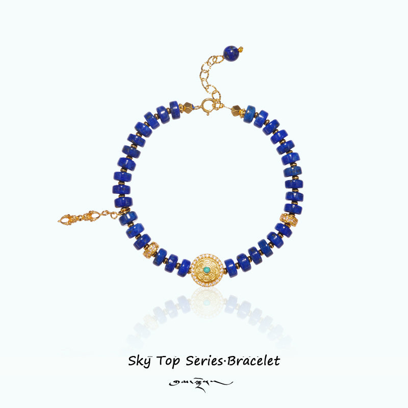 ZenWuxiang “Sky Top Series” Lapis Bracelet