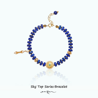 ZenWuxiang “Sky Top Series” Lapis Bracelet