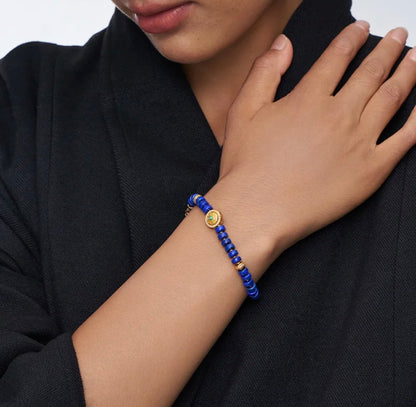 ZenWuxiang “Sky Top Series” Lapis Bracelet