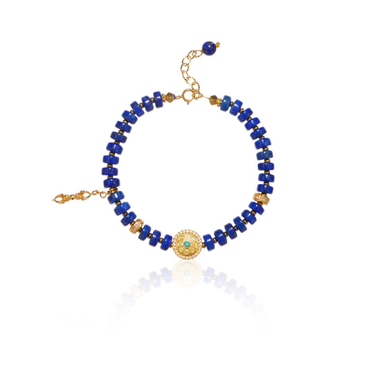 ZenWuxiang “Sky Top Series” Lapis Bracelet