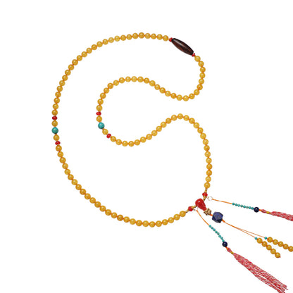 ZenWuxiang “Amber Series” Original Tibetan Wax 108 Beads