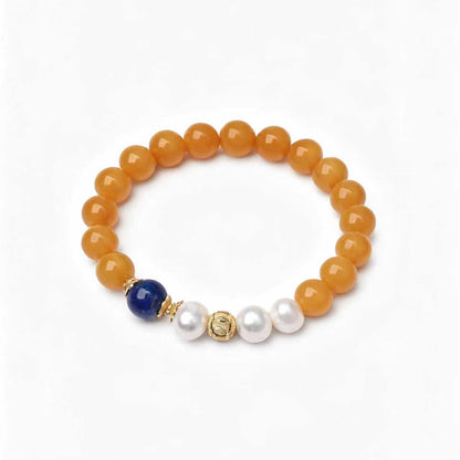 ZenWuxiang “Amber Series” Original Tibetan Wax Beaded Bracelet