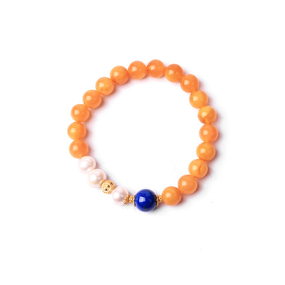 ZenWuxiang “Amber Series” Original Tibetan Wax Beaded Bracelet