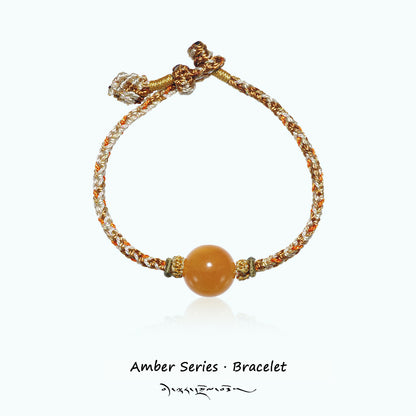 ZenWuxiang “Amber Series” Original Tibetan Wax Bracelet