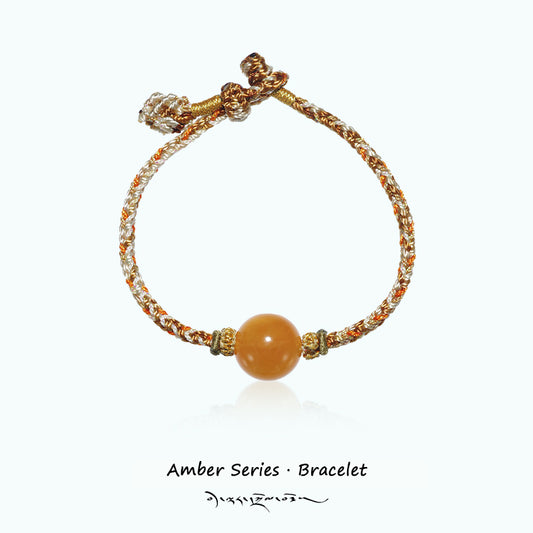 ZenWuxiang “Amber Series” Original Tibetan Wax Bracelet
