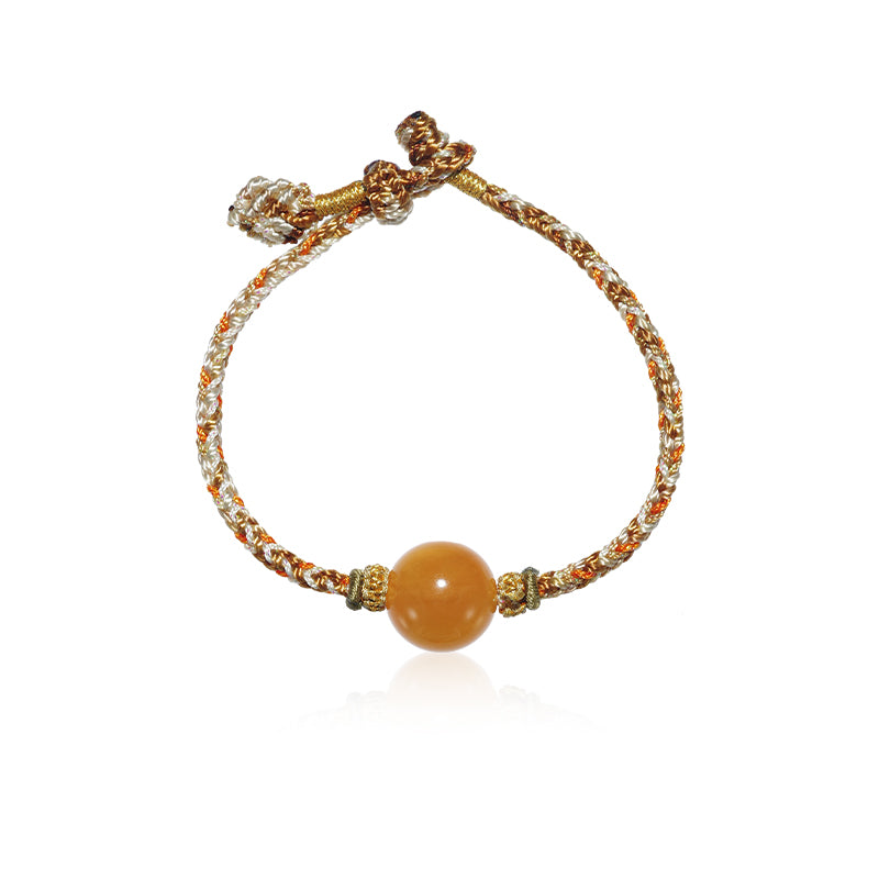 ZenWuxiang “Amber Series” Original Tibetan Wax Bracelet