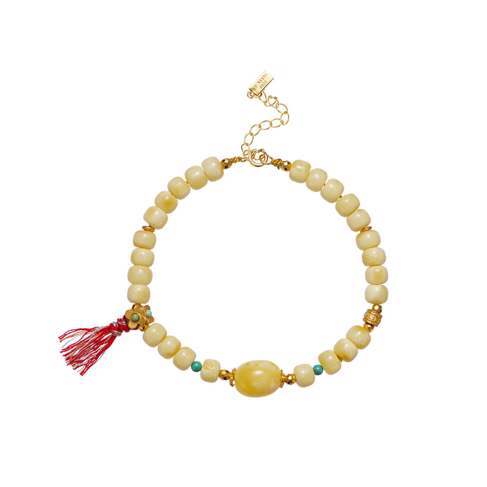 ZenWuxiang “Amber Series” Original Tibetan Wax Bracelet