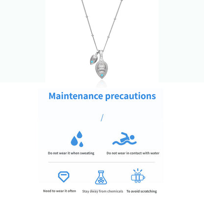 ZenWuxiang “Mountains Conch Series” Twin Drop Necklace