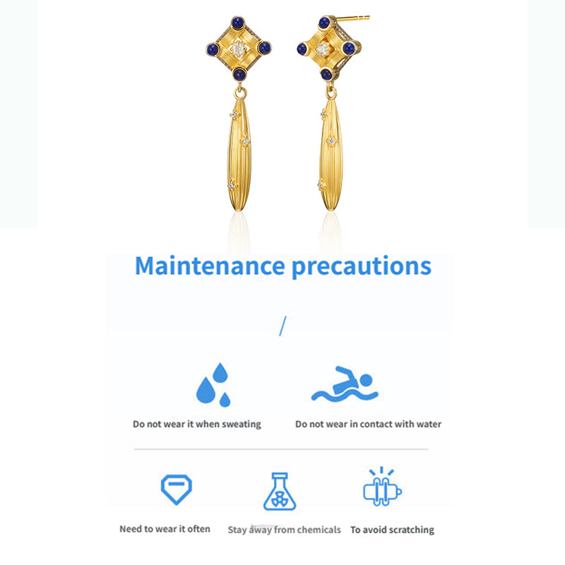 ZenWuxiang “Mandala Series” Sculptural Drop Earrings