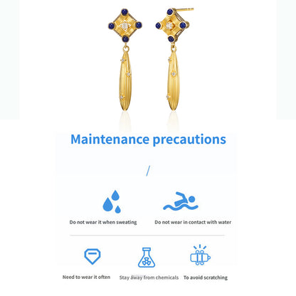 ZenWuxiang “Mandala Series” Sculptural Drop Earrings