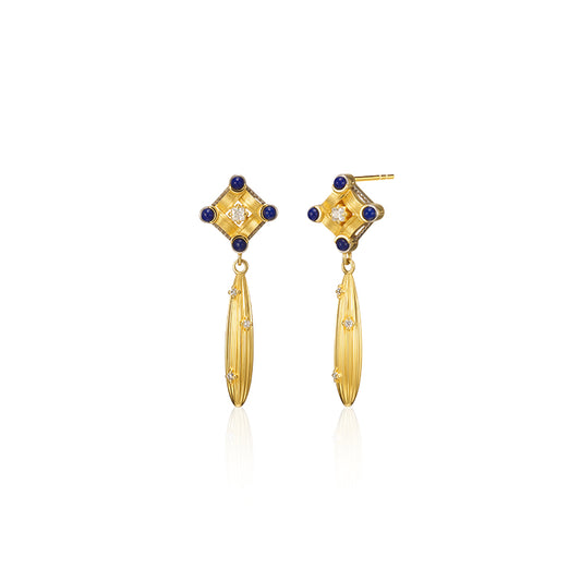 ZenWuxiang “Mandala Series” Sculptural Drop Earrings