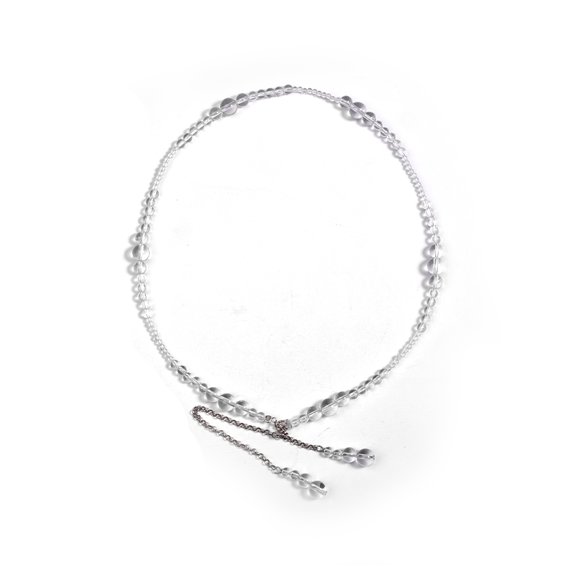 ZenWuxiang “Himalayan Crystal Series” White Crystal Double Pendant Necklace