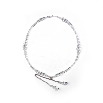 ZenWuxiang “Himalayan Crystal Series” White Crystal Double Pendant Necklace