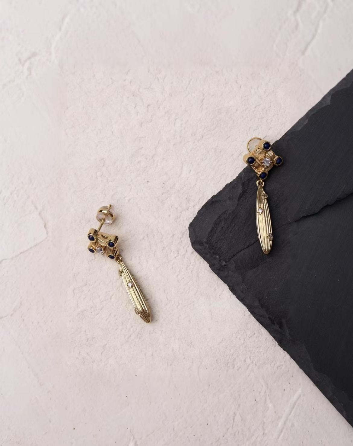 ZenWuxiang “Mandala Series” Sculptural Drop Earrings