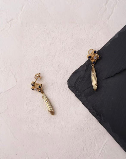ZenWuxiang “Mandala Series” Sculptural Drop Earrings