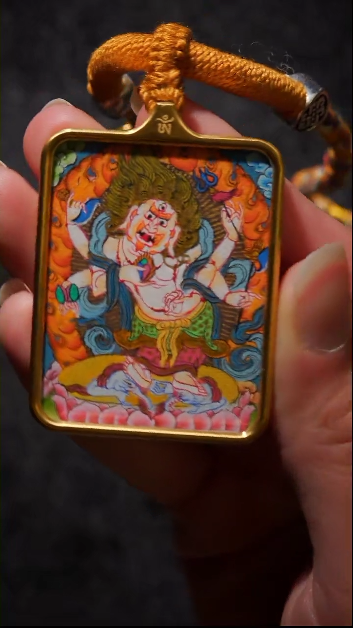 ZenWuxiang Six-Armed Mahakala Thangka Blessing Art