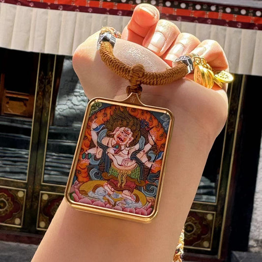 ZenWuxiang Six-Armed Mahakala Thangka Blessing Art