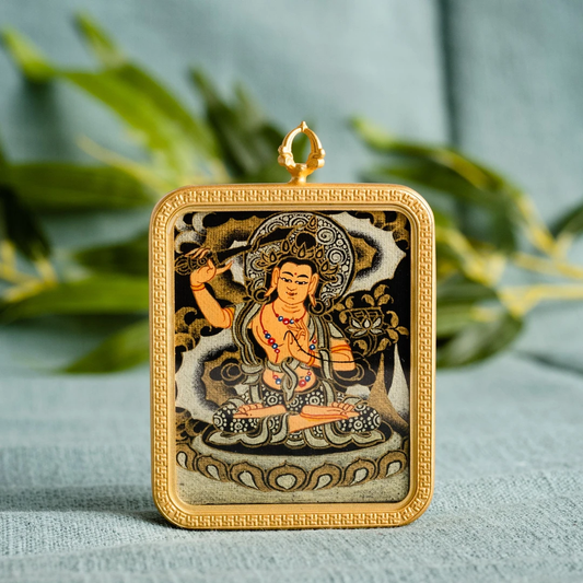 ZenWuxiang Tibetan Manjushri Thangka Enlightenment Art