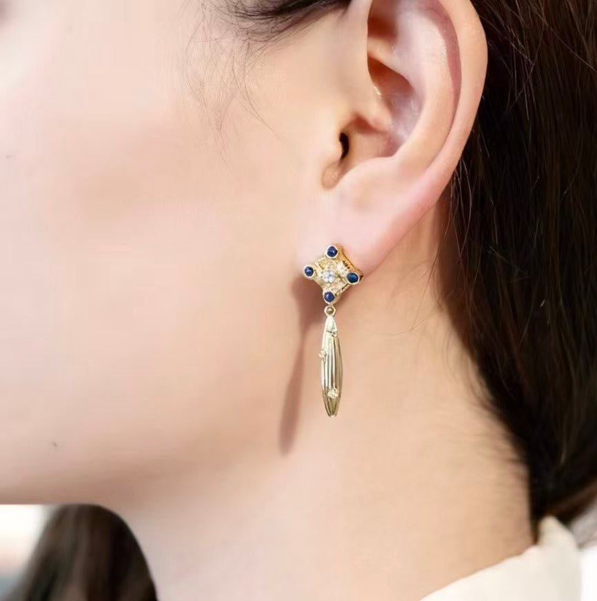 ZenWuxiang “Mandala Series” Sculptural Drop Earrings
