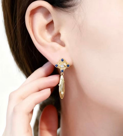 ZenWuxiang “Mandala Series” Sculptural Drop Earrings